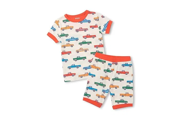 Пижама короткая с грузовиками Hatley Kids, Cami Lace