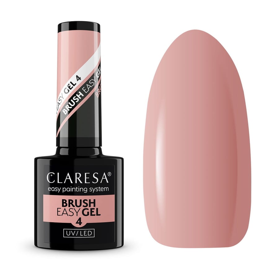

Гель для ногтей Claresa во флаконе с кисточкой Easy Gel 5 г 4 Medium Beige