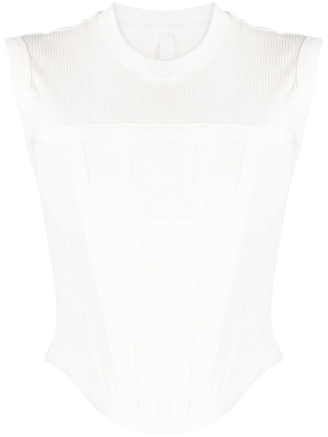 

Dion Lee трикотажный топ с косточками, белый