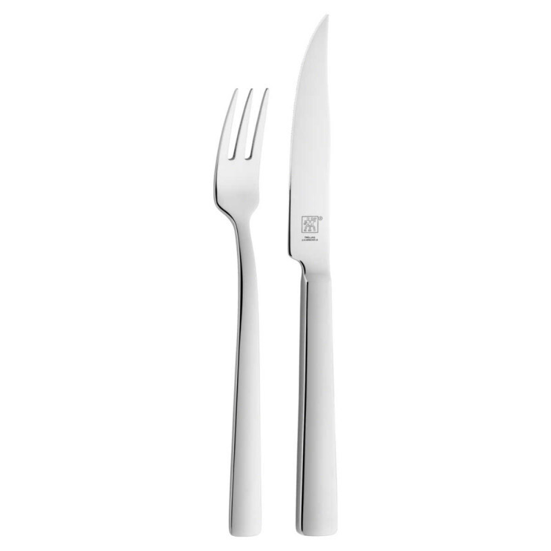 

Набор столовых приборов для стейка/пиццы, 2 шт Zwilling, серебро