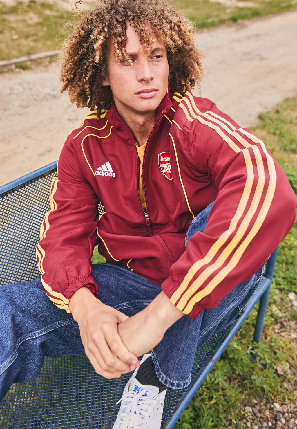 

Тренировочная куртка ARSENAL FC UBP JACKET - Club wear Adidas Performance, коричневый