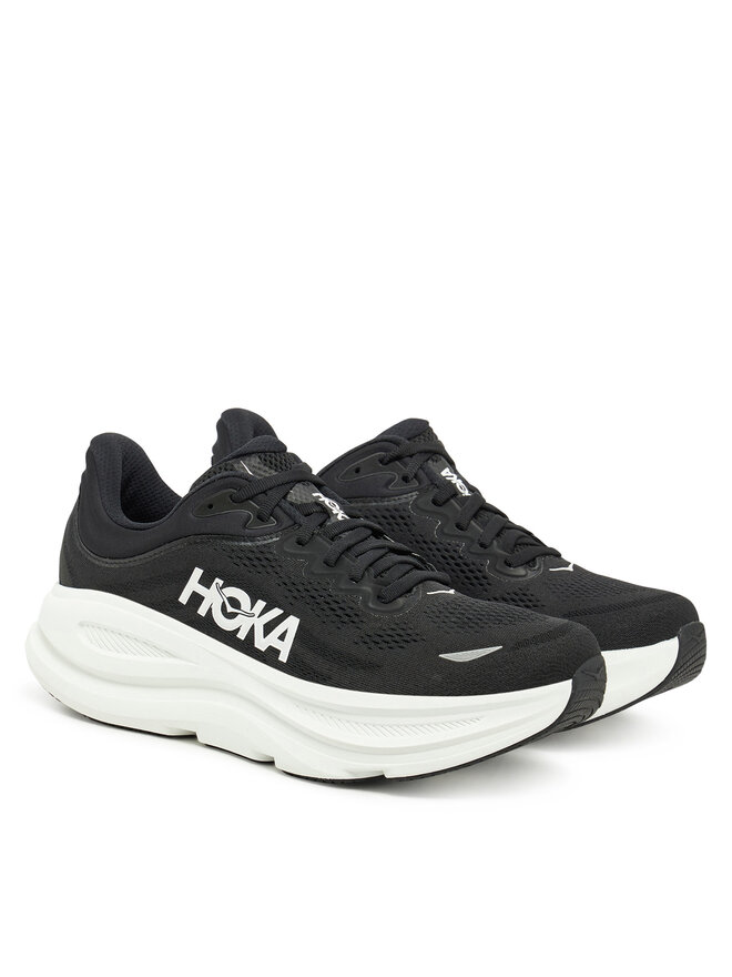 Беговые кроссовки Hoka Bondi 9 Wide 1162013, черный — фото 2
