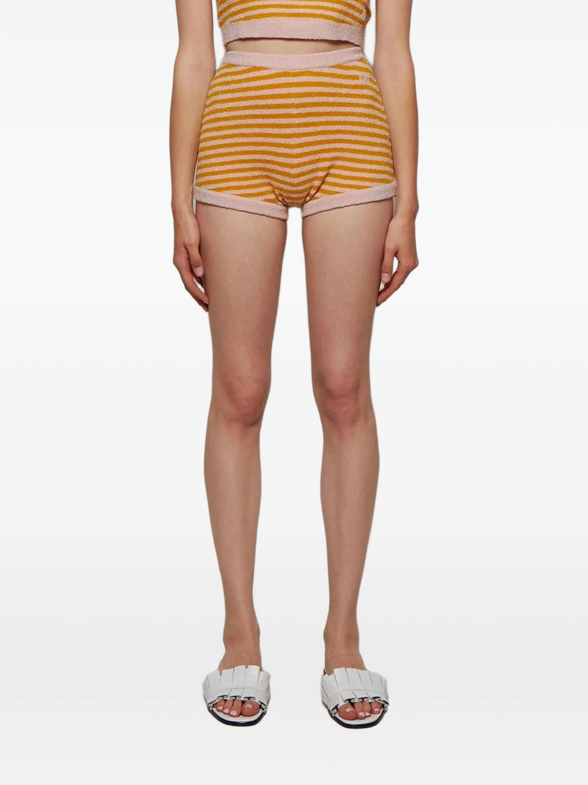 

Полосатые шорты Alexandra Golovanoff, розовый