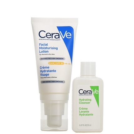 

Увлажняющий набор Spf 50 для нормальной и сухой кожи CeraVe