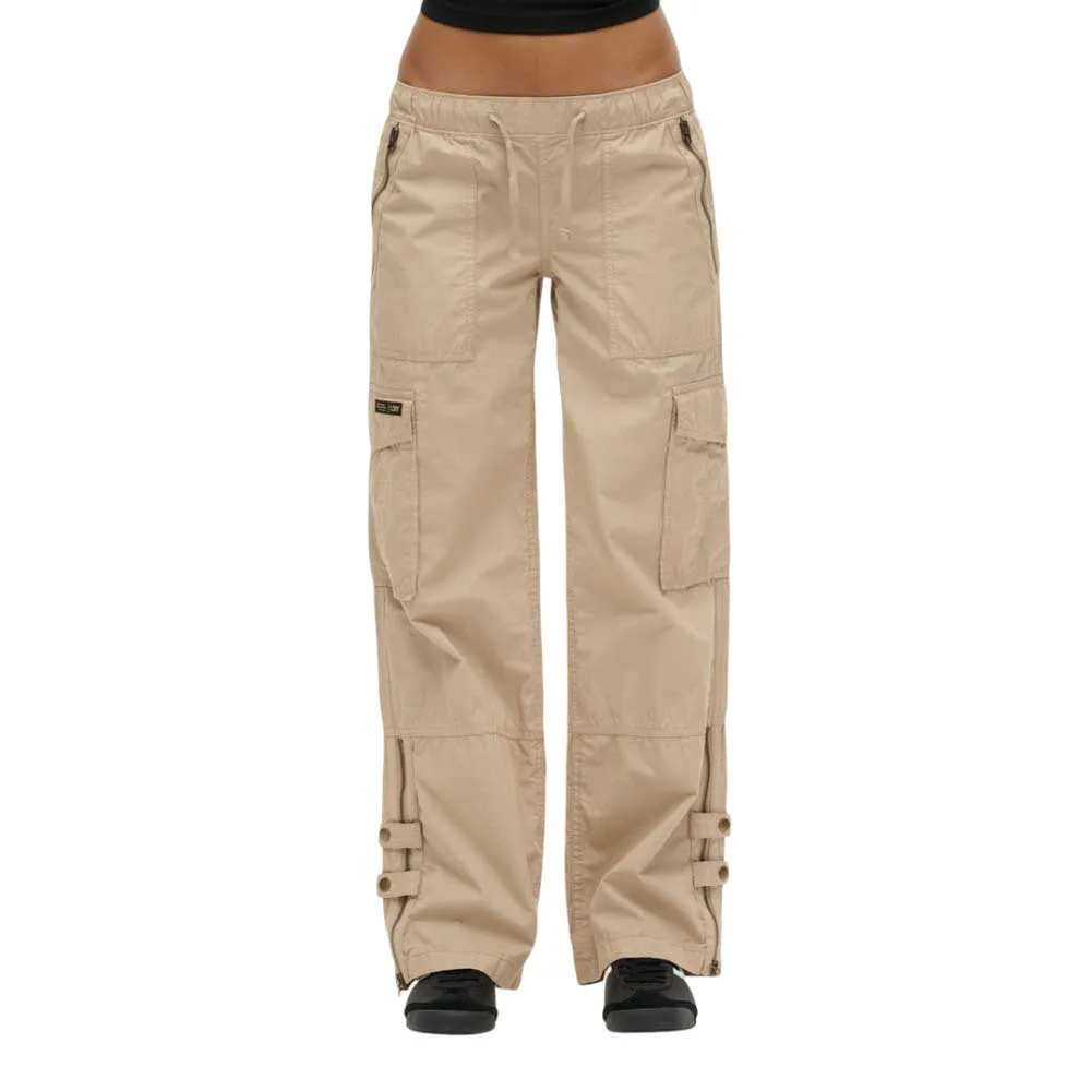 

Брюки карго Superdry Vintagre LR Elastic, бежевый