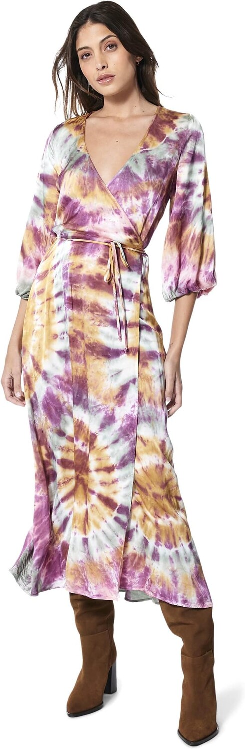 

Платье Young Fabulous & Broke Belle Midi Wrap Dress, цвет Hedge/Venus Wash