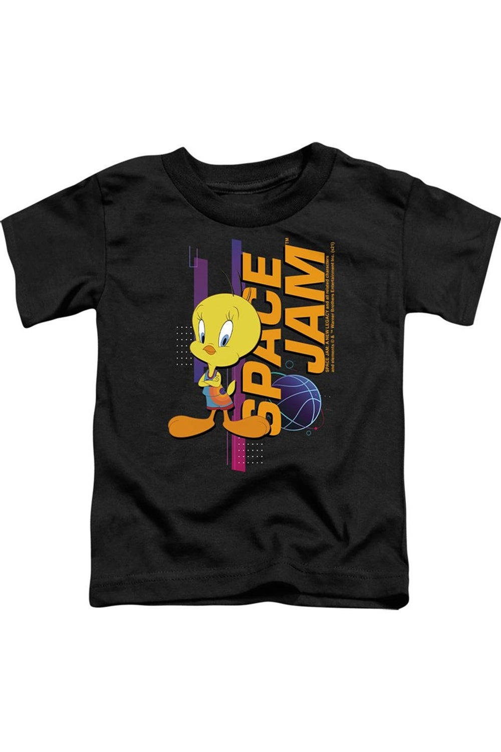 

Футболка для малышей с Tweety из "Космического джема 2" Gildan, черный