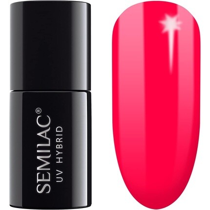 

УФ-лак для ногтей Semilac Neon Color 568 Neon Ruby 7 мл