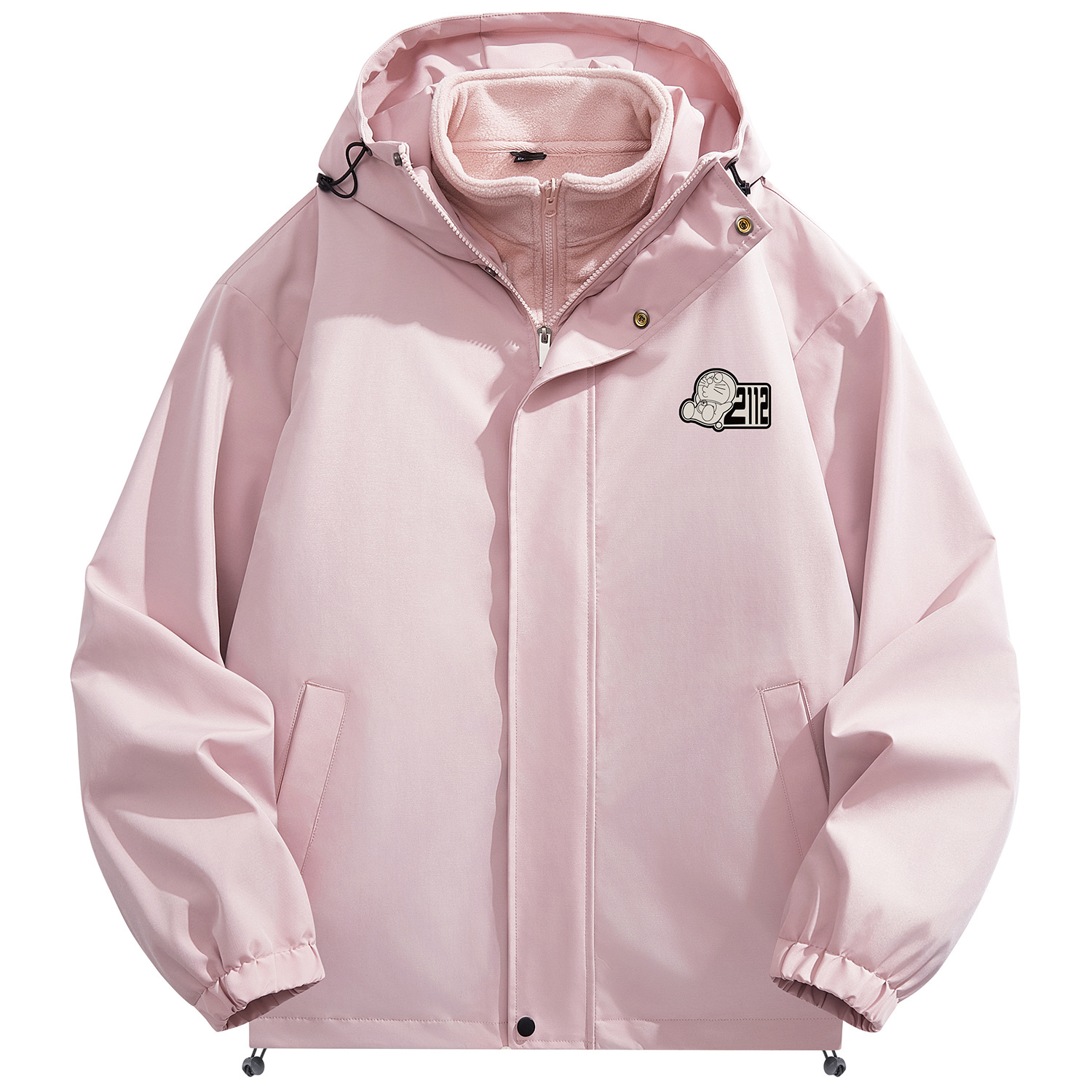 

Doraemon Куртка Unisex, Light Pink (Triple-Layer Thickened Coat)