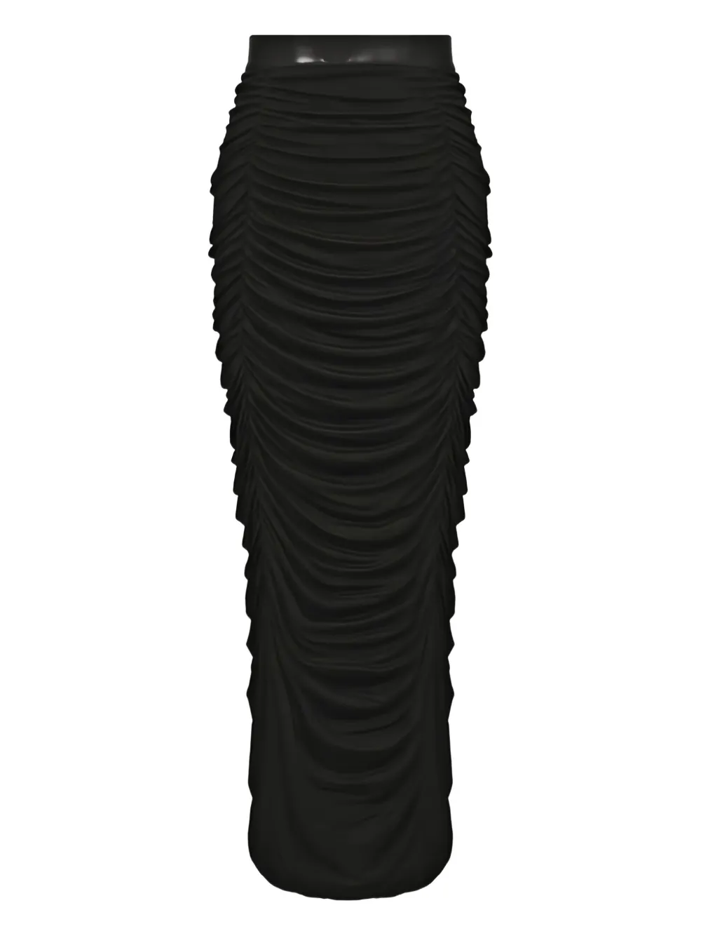 

Юбка миди с драпировкой Isabel Benenato, черный