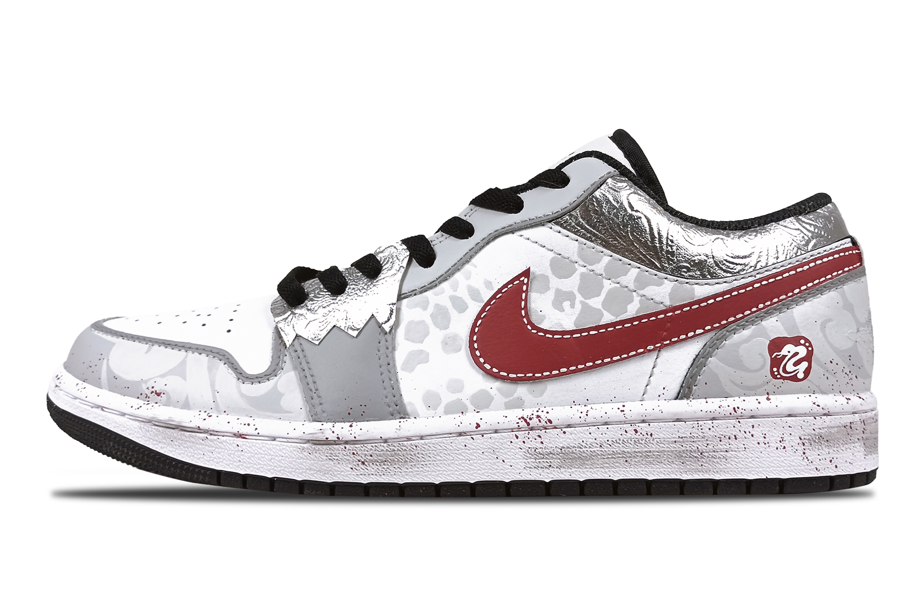 

Баскетбольные кроссовки Air 1 Vintage, низкие, серые, мужские Jordan, Light Gray