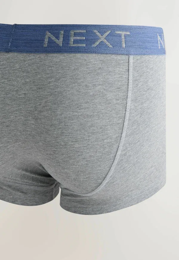Трусы боксеры Next, Ten pack trunks, сине-серый меланж — фото 4