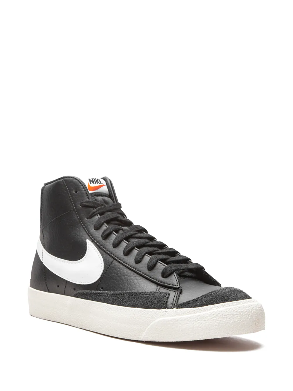 Высокие кеды Blazer Mid '77 Nike, черный — фото 2