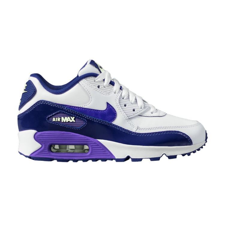 

Кроссовки Nike Air Max 90 Leather GS 'White Hyper Grape', белый