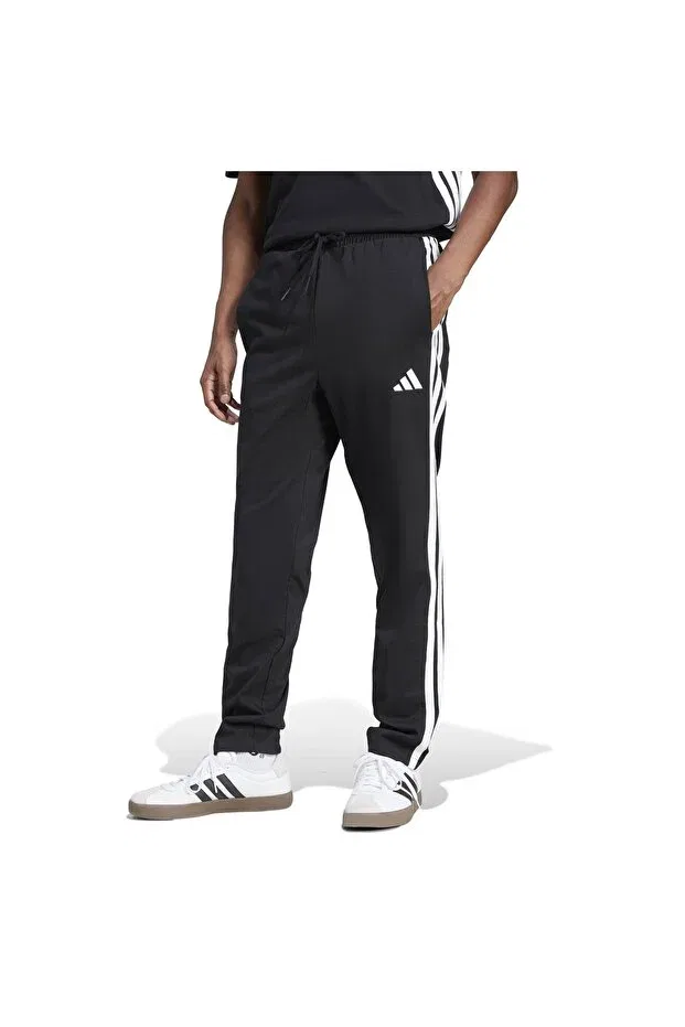 Мужские спортивные штаны с эластичным манжетом Adidas, Black/White
