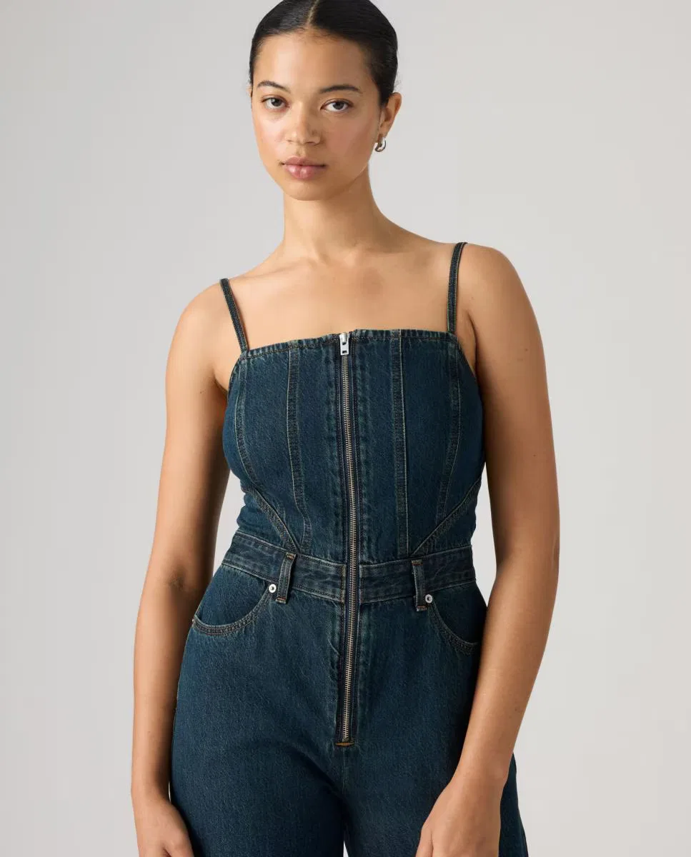 Женский комбинезон длинный, Vaquero Tirantes, Levi's, синий — фото 3