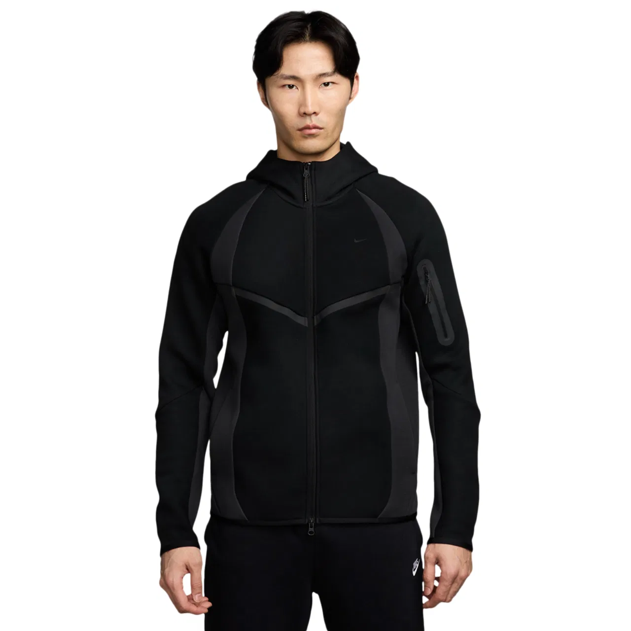 Мужская куртка Tech Fleece Pro Wear Full-Zip Nike, цвет Black/Anthracite/Black