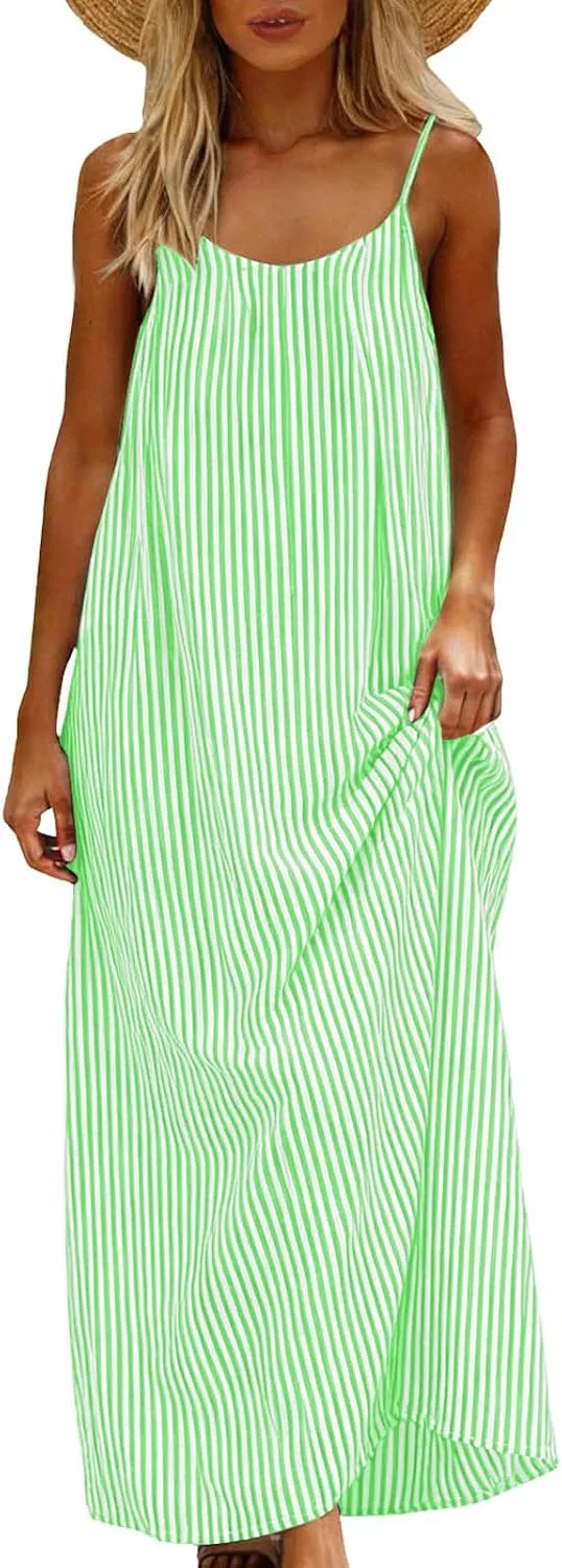 Женское летнее платье на бретелях A-line, Mint Green — фото 4