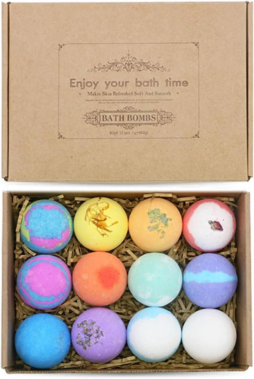Набор бомбочек для ванны FAMoUsGoods, 12 штук
