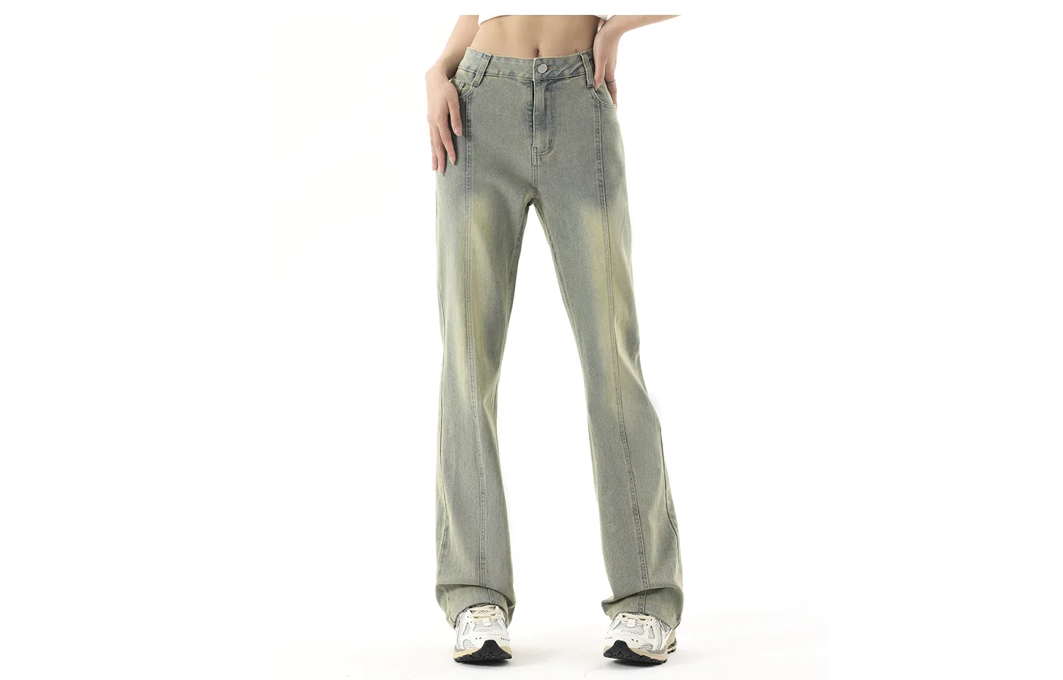 Детские джинсы с расклешенным кроем Jeans Unisex Moderate Flared Pants MIIOW