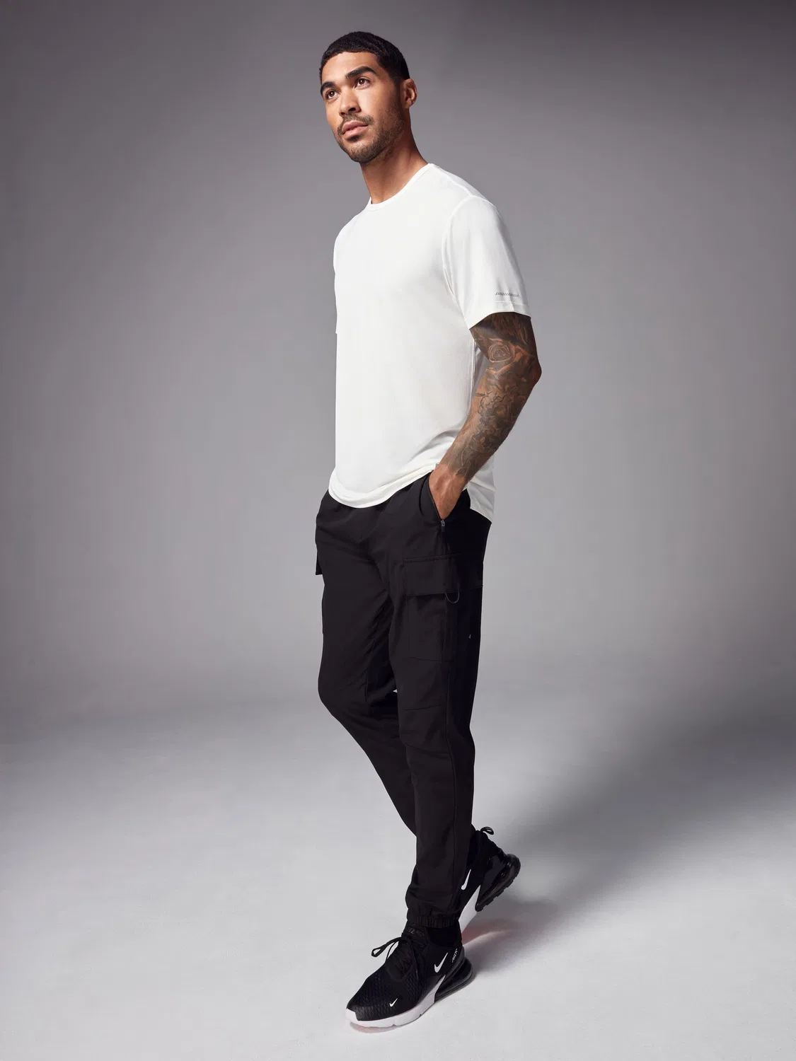 Джоггеры активные карго, Slim Fit Next, черный — фото 2