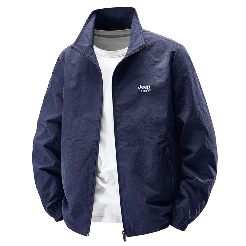Детская куртка с воротником-стойкой JEEP SPIRIT, Dark Blue