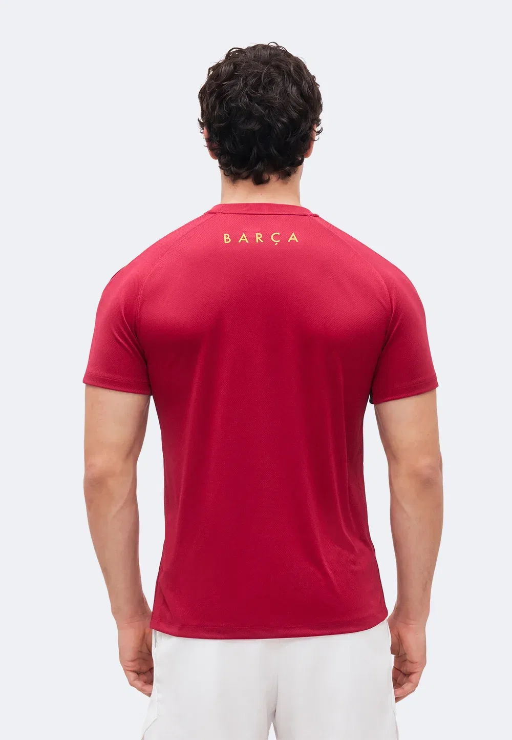Футболка FCB - спортивная футболка Nike Performance, Noble Red/Blackened Blue/Mineral Yellow — фото 3
