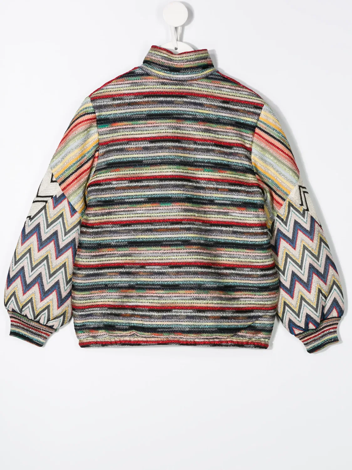 Бомбер с вязаным декором Missoni, красный — фото 3