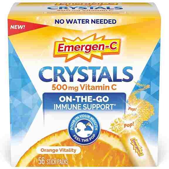 

Витамин С Emergen-C Crystals Orange Vitality, 56 стиков