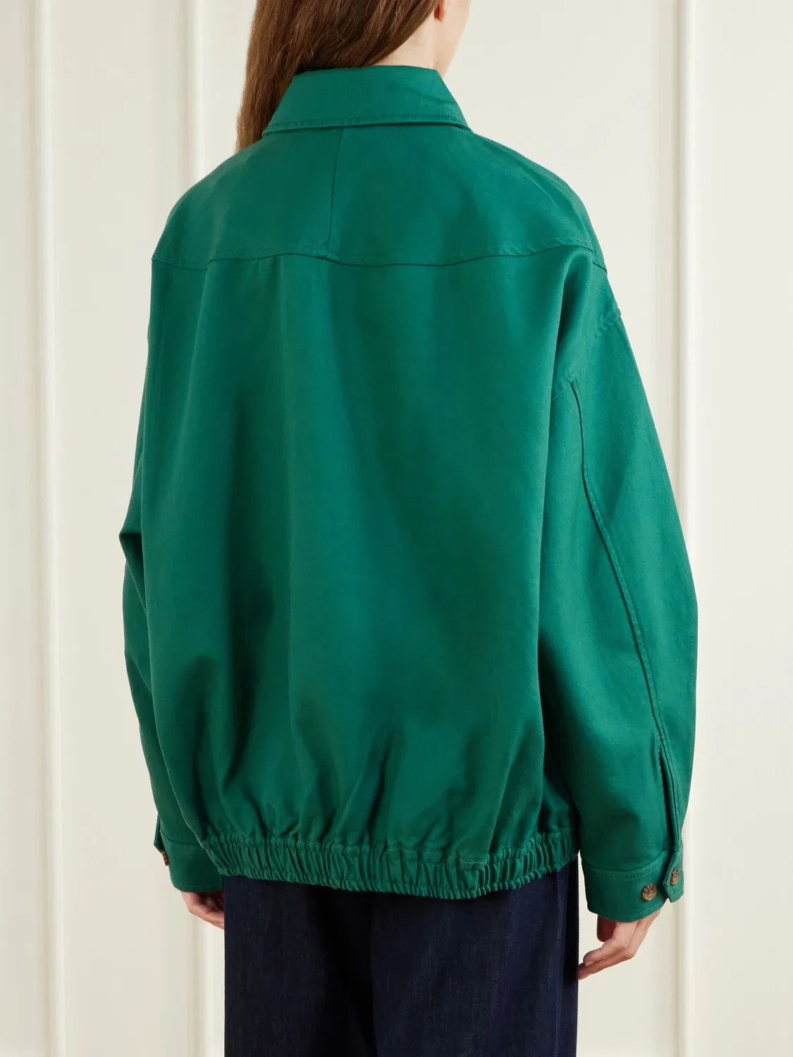 Легкая куртка из хлопкового твила Polo Ralph Lauren, зеленый — фото 4