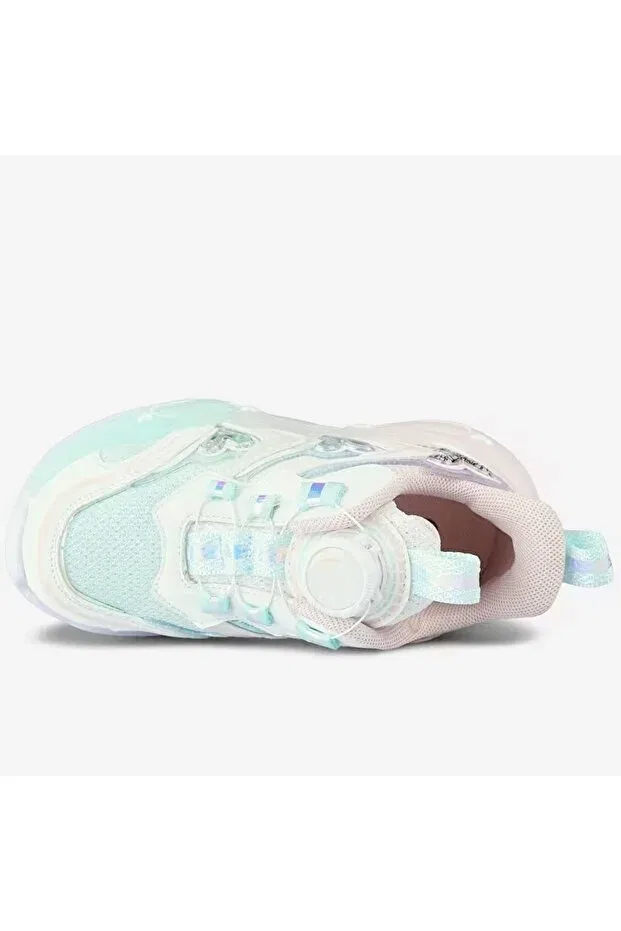 Детские спортивные кроссовки для девочек с подсветкой Benetti smart lace-up lighted orthopedic children's sports shoes Vicco, White — фото 4