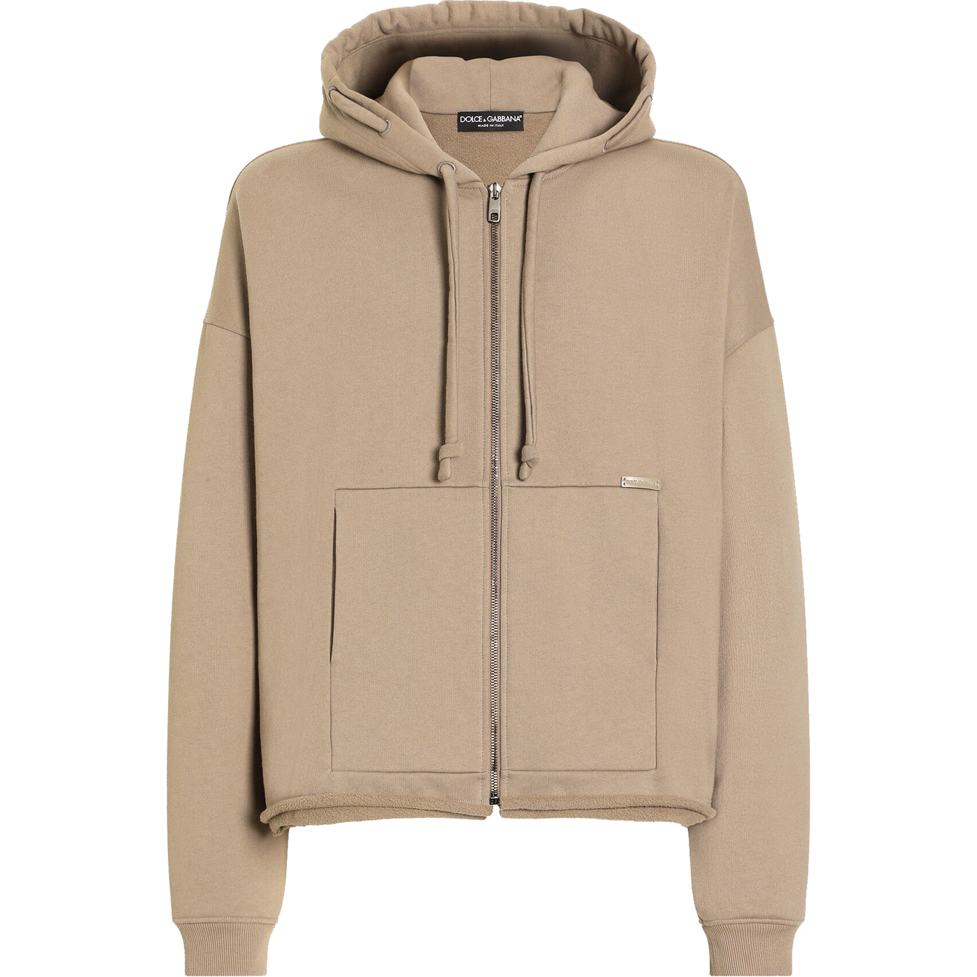 Толстовка Dolce & Gabbana Zip-Up, бежевый