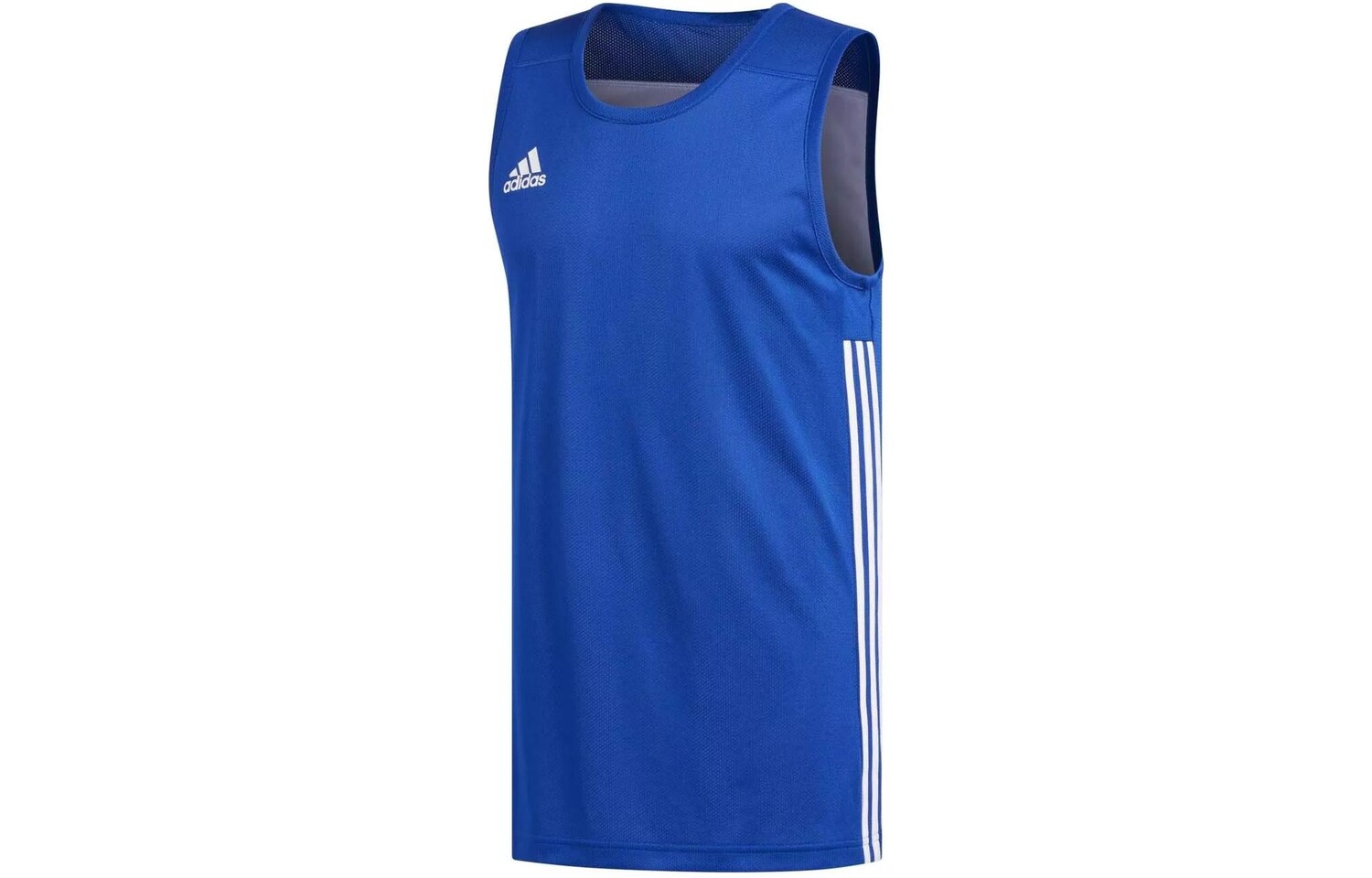 

Баскетбольная майка мужская синяя Adidas, синий