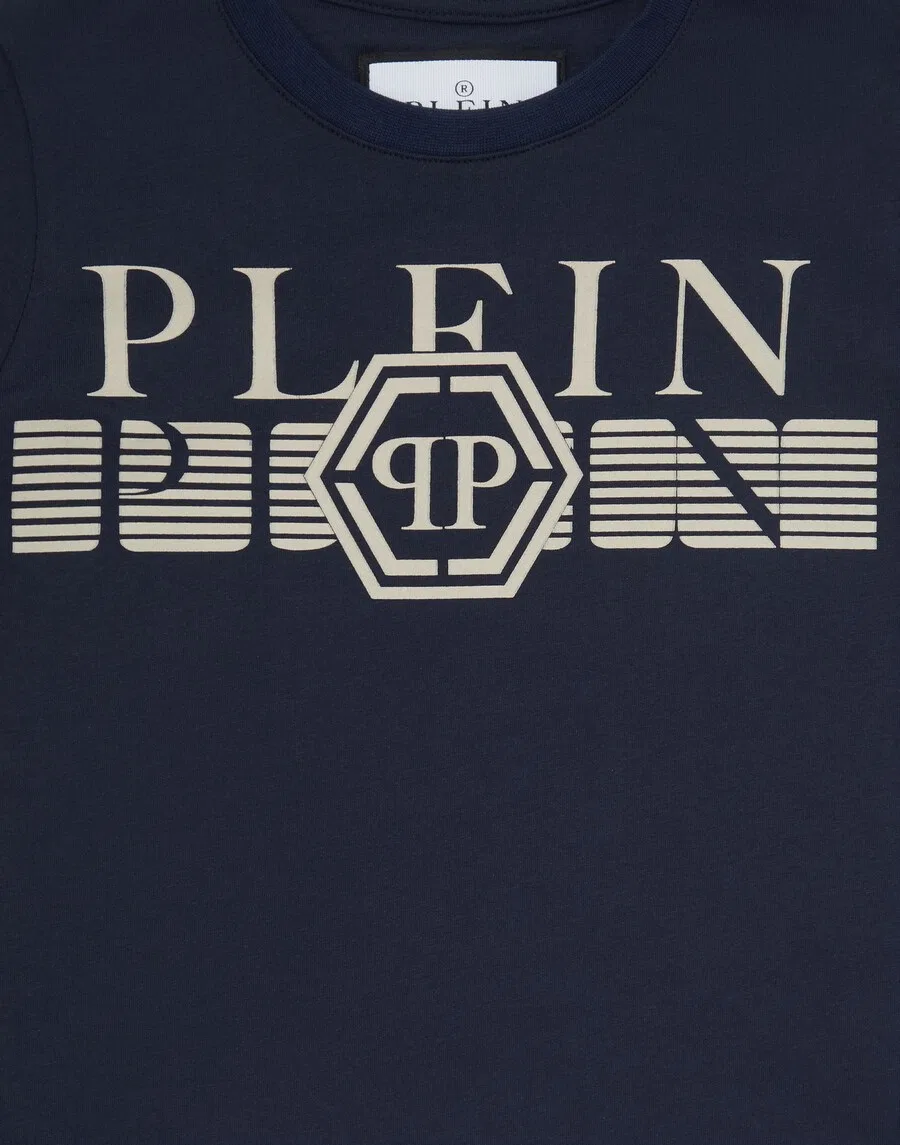 Рубашка Philipp Plein темно-синего цвета — фото 3