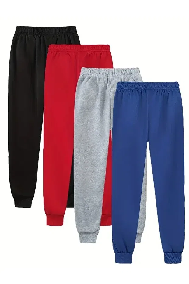 Детский комплект спортивных штанов для мальчиков и девочек Daxis Sportwear Company, Black-Red-Grey-Blue — фото 2