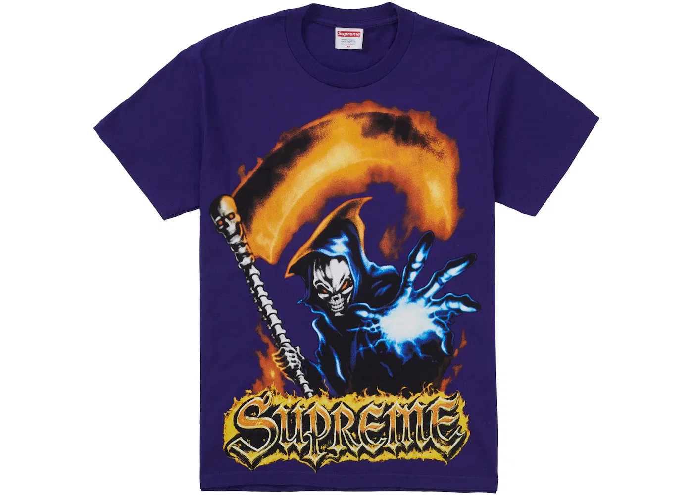 Мужская футболка Supreme Grim Reaper Tee Purple, Purple