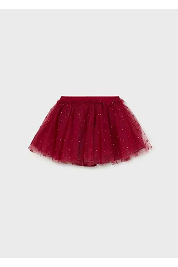 Детская юбка для девочек из фатина Mayoral, Red