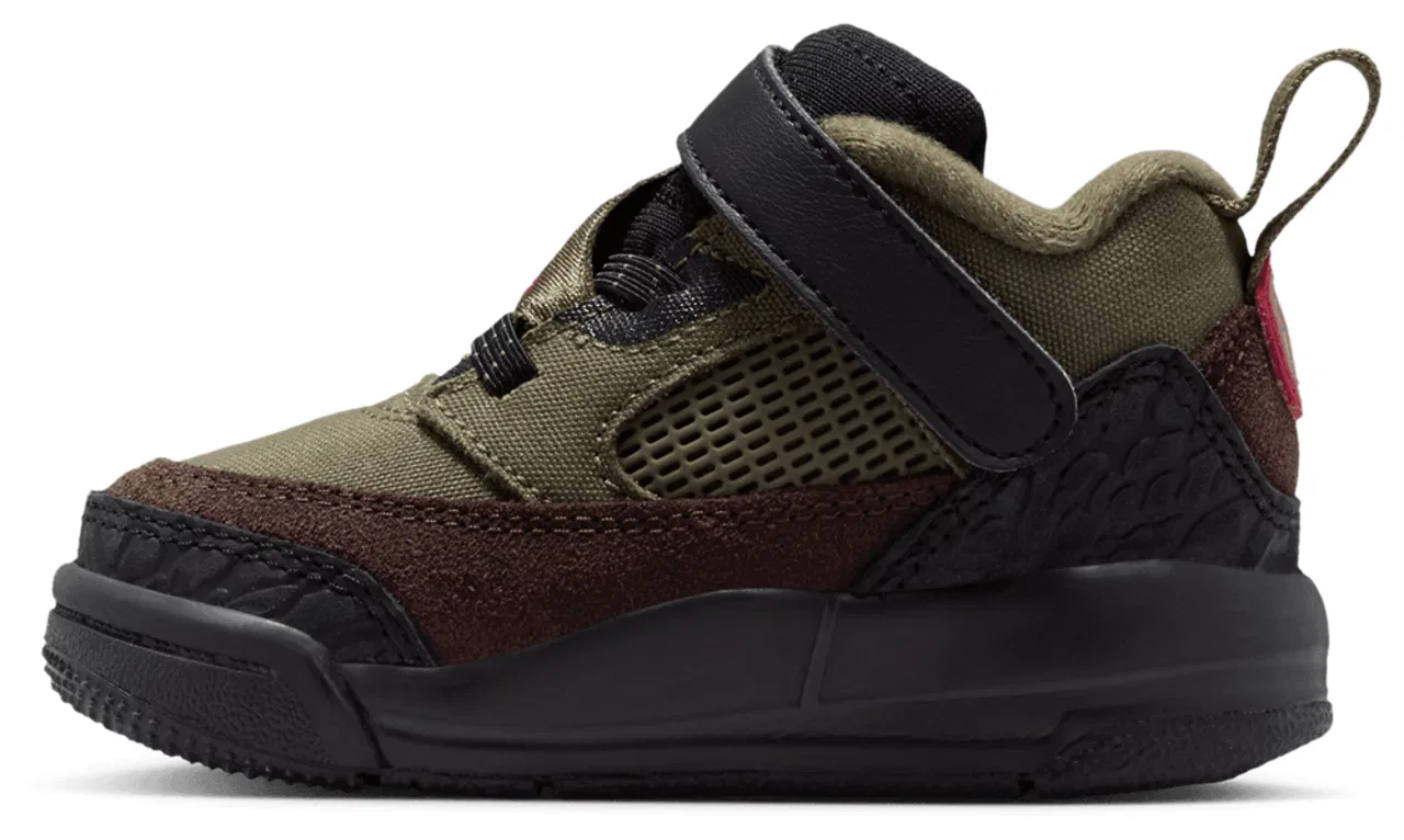 Кроссовки для мальчиков Spizike Low V2 Jordan, цвет Medium Olive/Black — фото 2