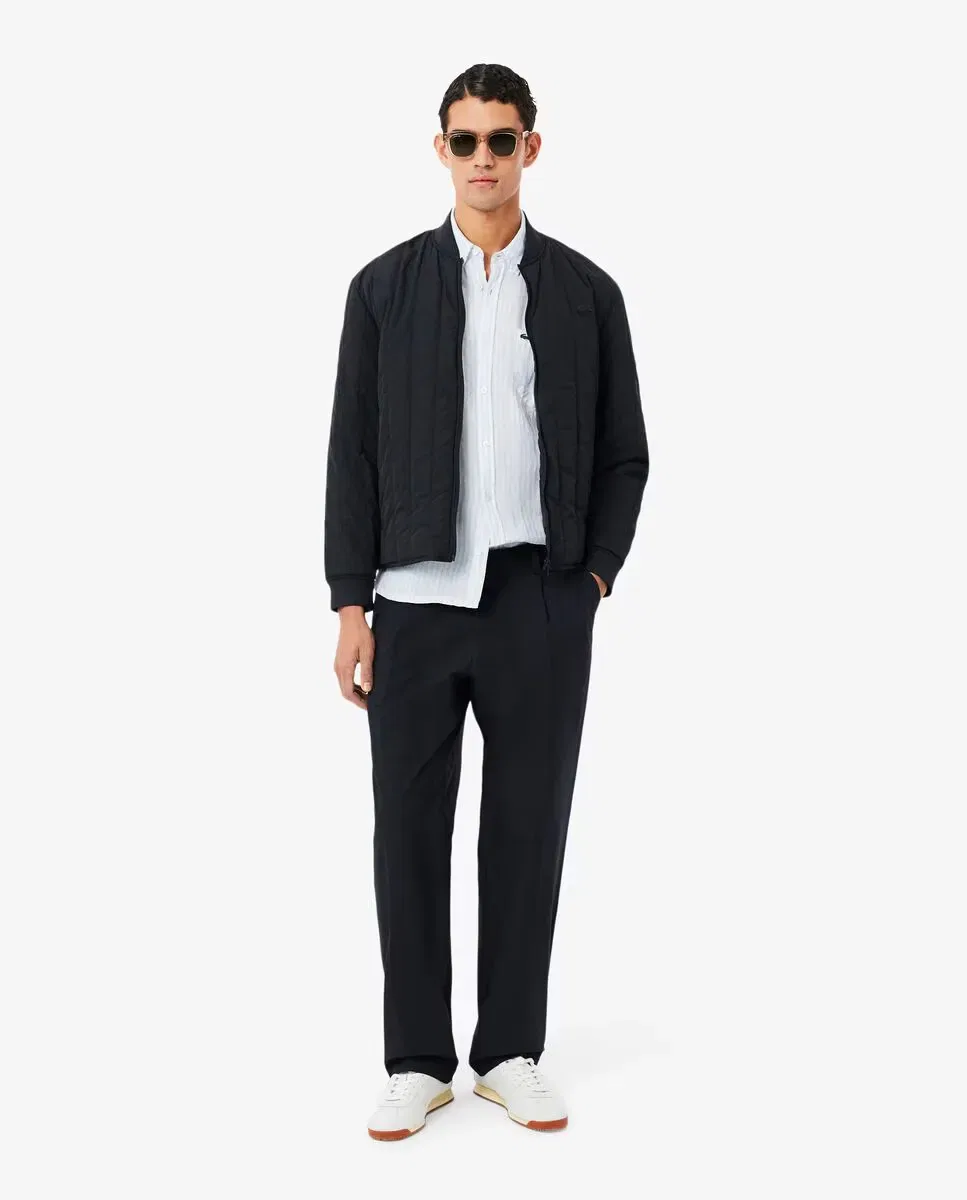 Рубашка мужская Lacoste с длинным рукавом, в полоску, Azul Claro — фото 4