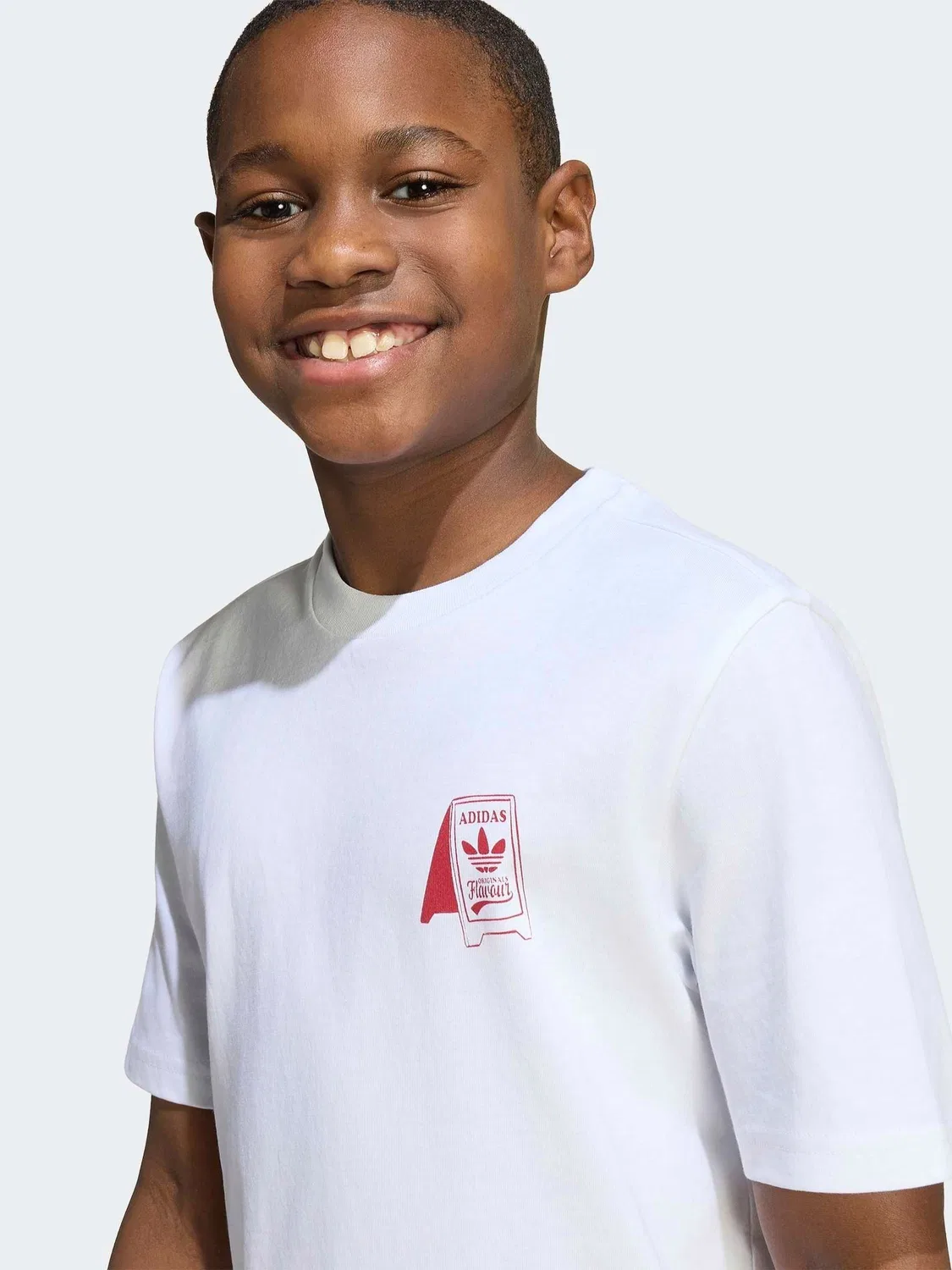 Футболка свободного кроя Loose Footstand Tee, adidas Originals, белый — фото 4