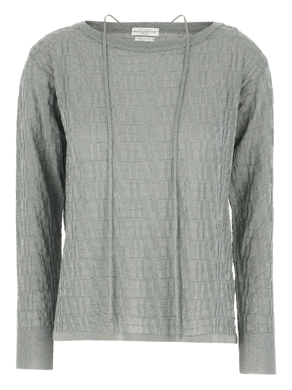 

Фактурный джемпер Ballantyne, серый