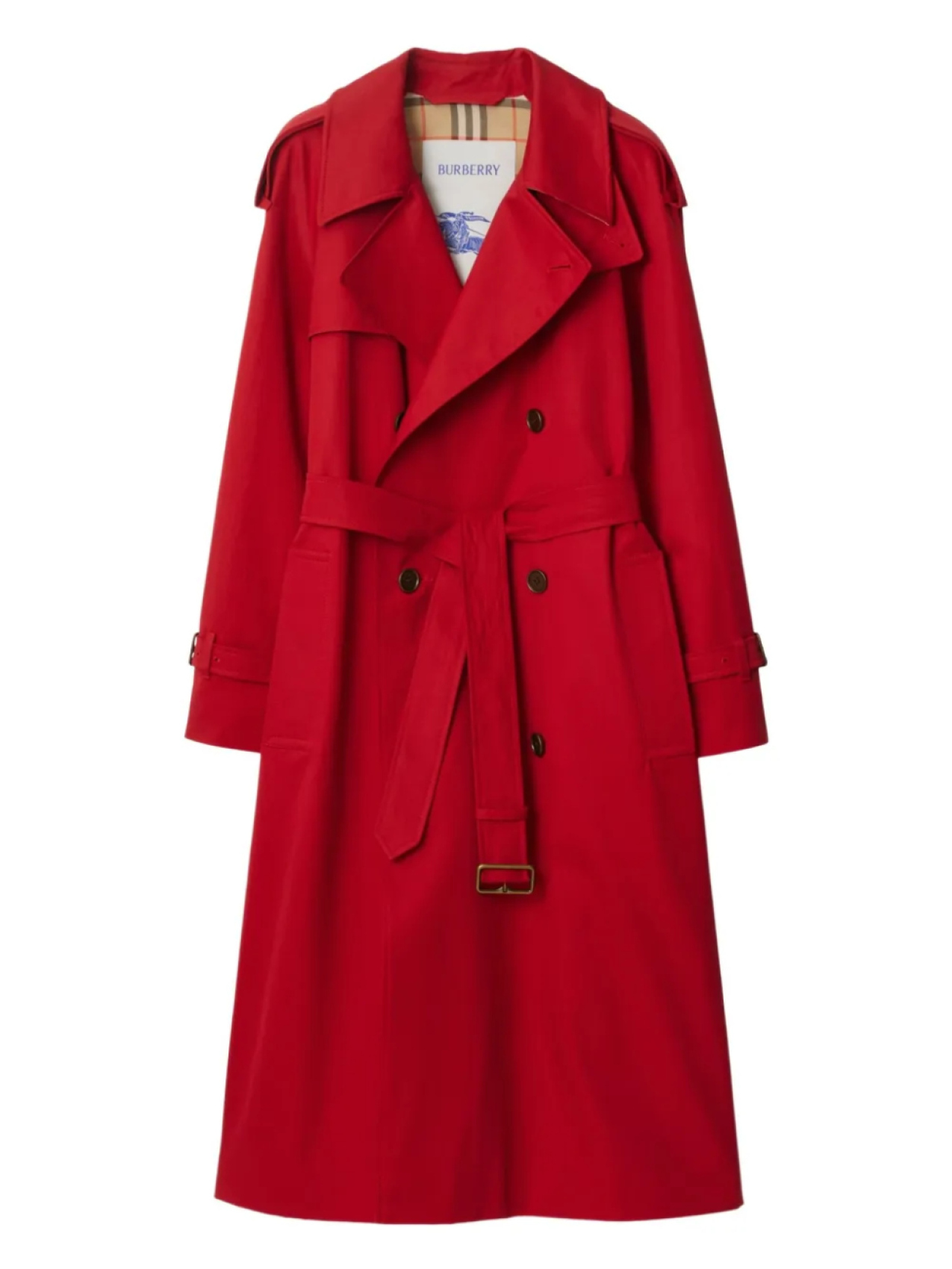 

Плащ Каслфорд Burberry, красный