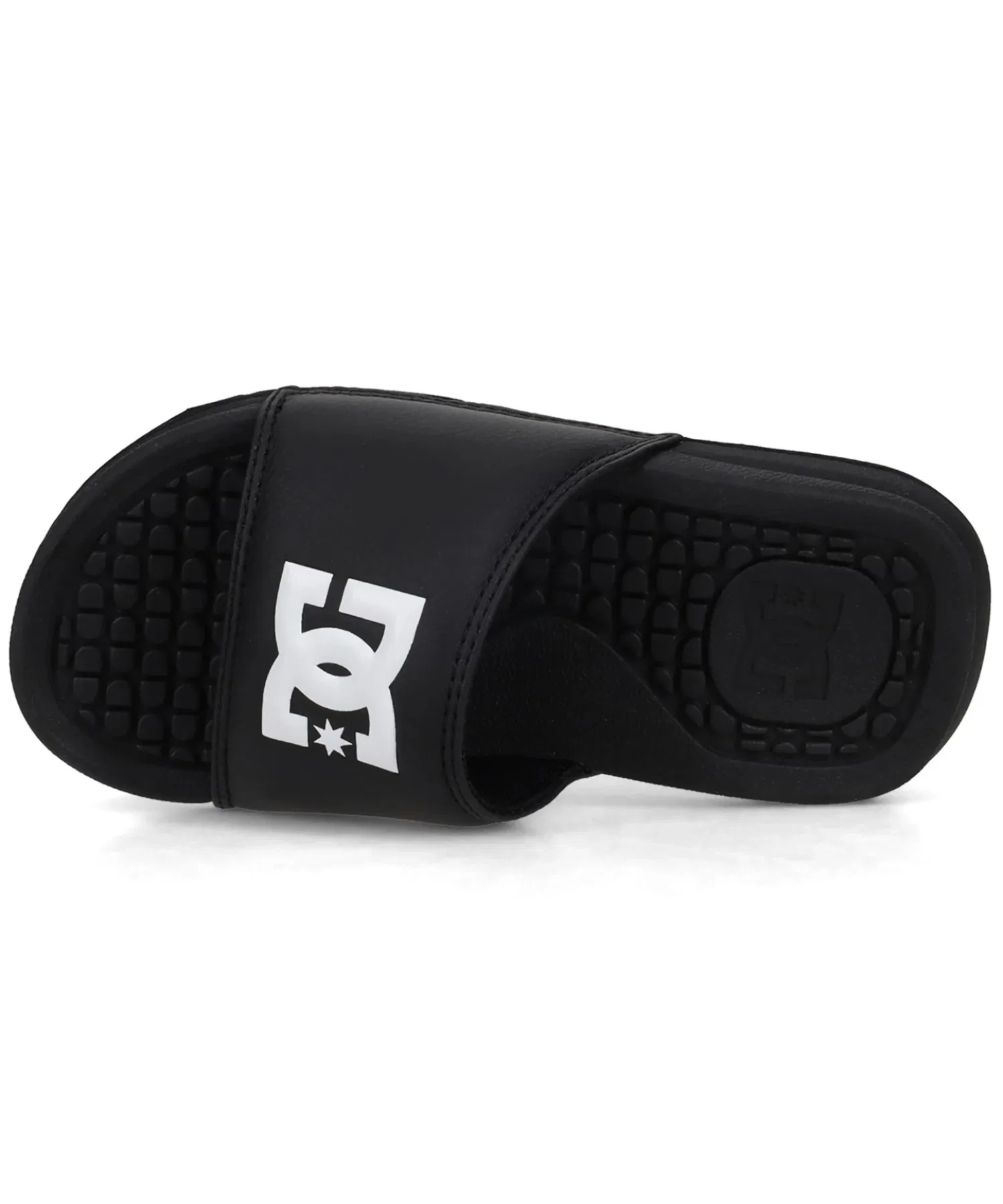 Детские сандалии DC Shoes BOLSA с логотипом DC чёрно-белые — фото 4