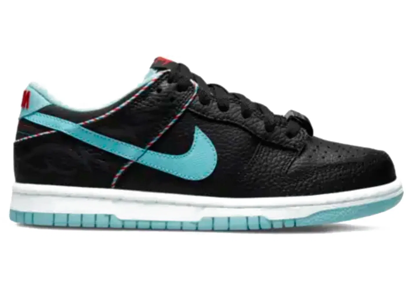 Детские кроссовки с принтом Nike Dunk Low SE Nike, Black/White/Chile Red/Copa