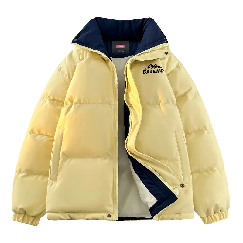 Детское утепленное пальто-пуховик со стоячим воротником BALENO, Light Yellow