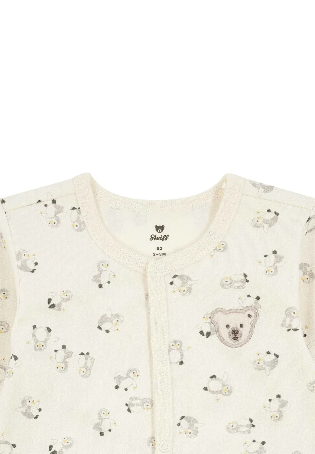 Strampler langarm baby wellness унисекс - костюм для сна Steiff, Eggnog — фото 3