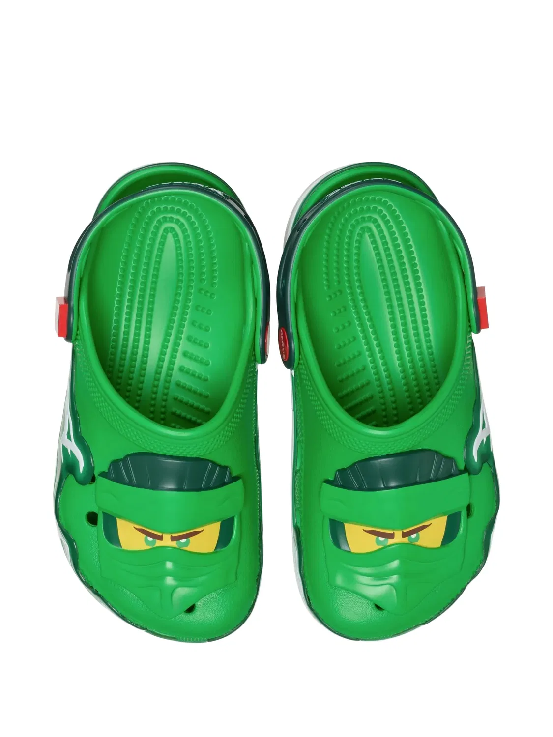 Сабо Lego Ninjago зеленые Crocs, зеленый — фото 2