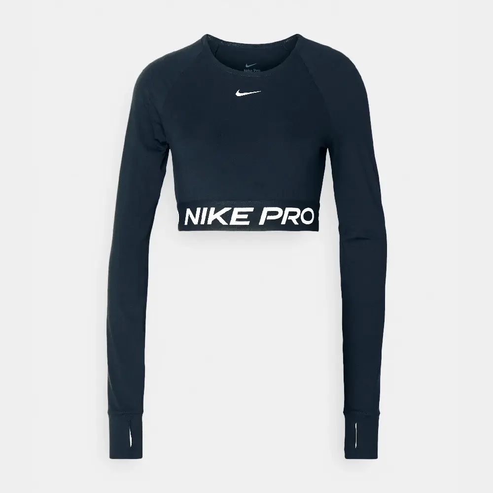 

Лонгслив Nike Performance Pro Crop, черный