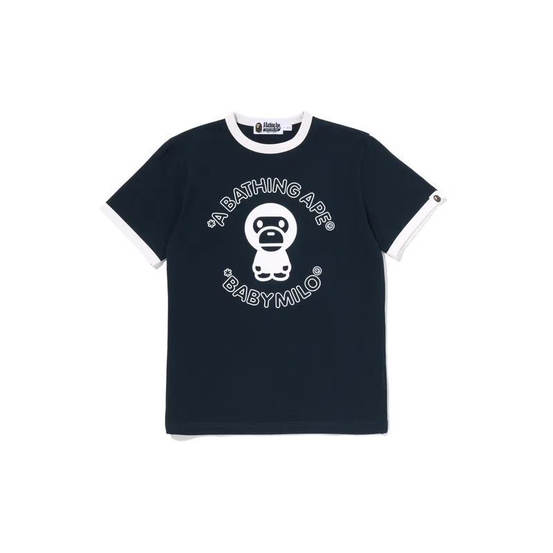 Детская футболка с круглым вырезом Dark Blue NYX A BATHING APE