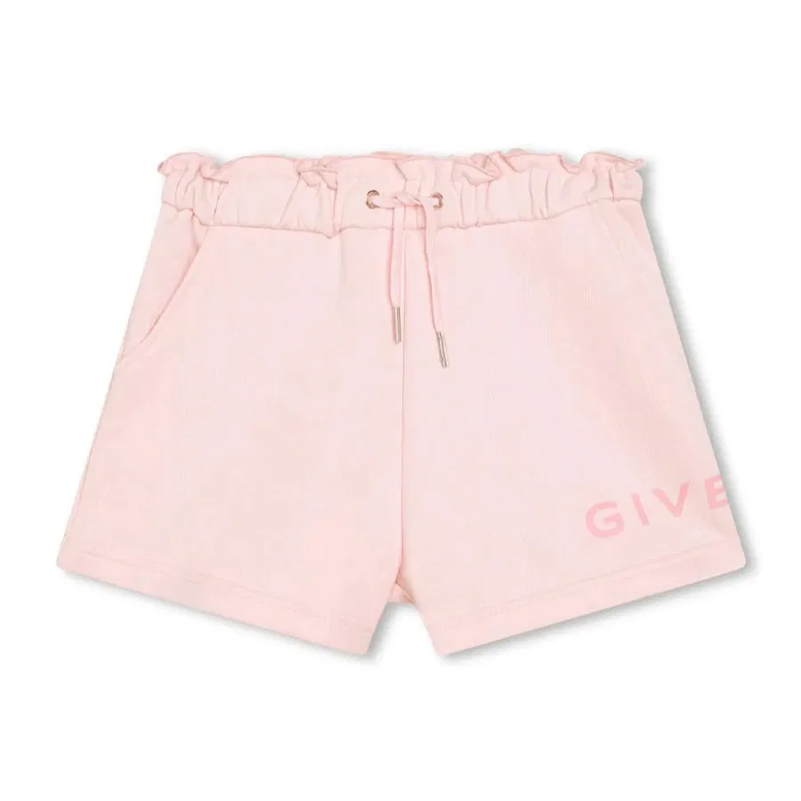 Шорты с принтом Girls Logo Print Givenchy, Marshmallow